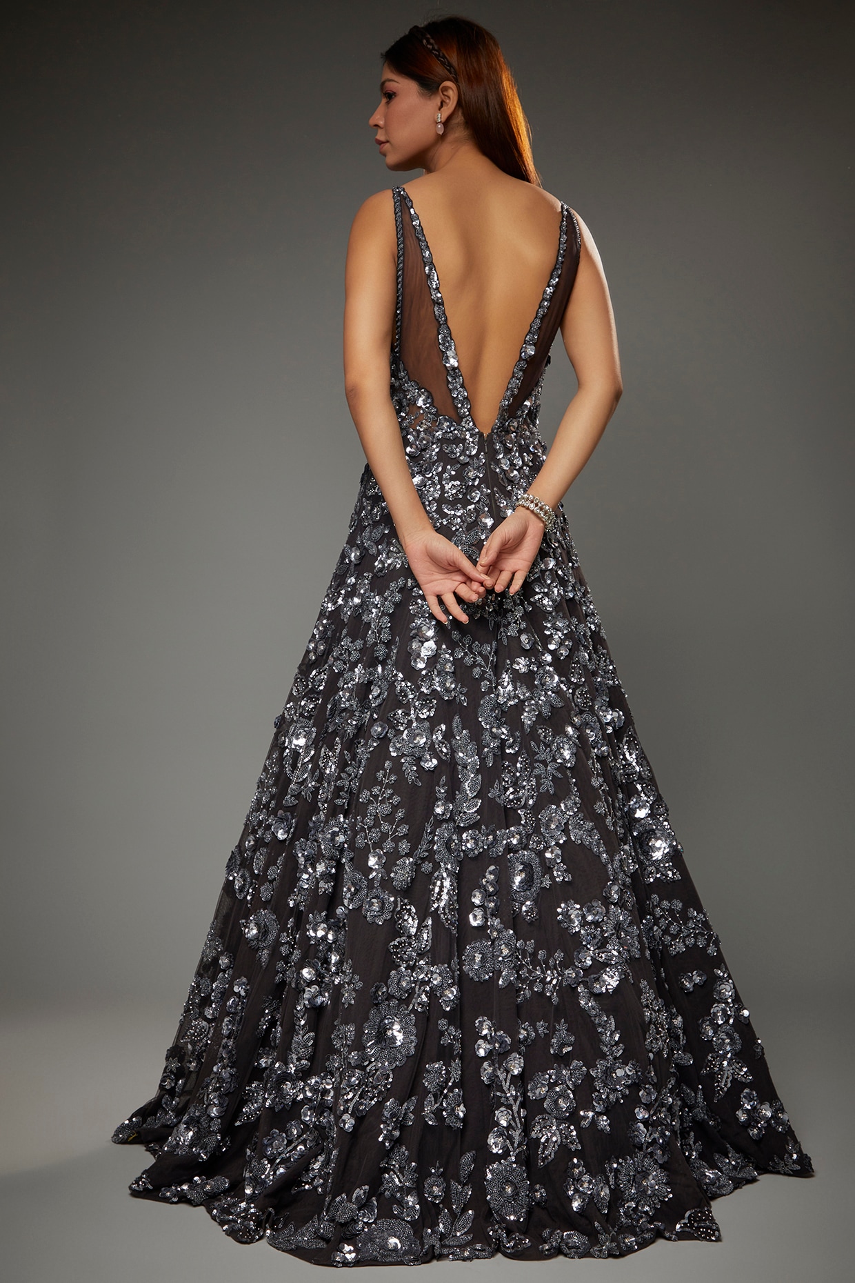 Charcoal 2024 gray gown