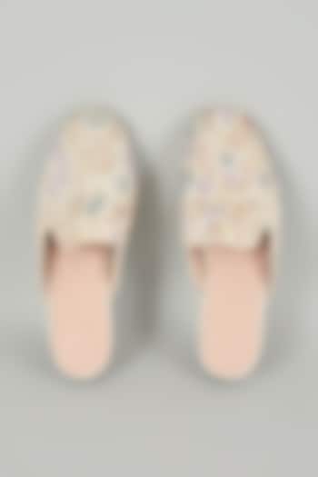 Multi-Colored Silk & Leather Loafers by Seema Gujral Men at Pernia's Pop Up Shop
