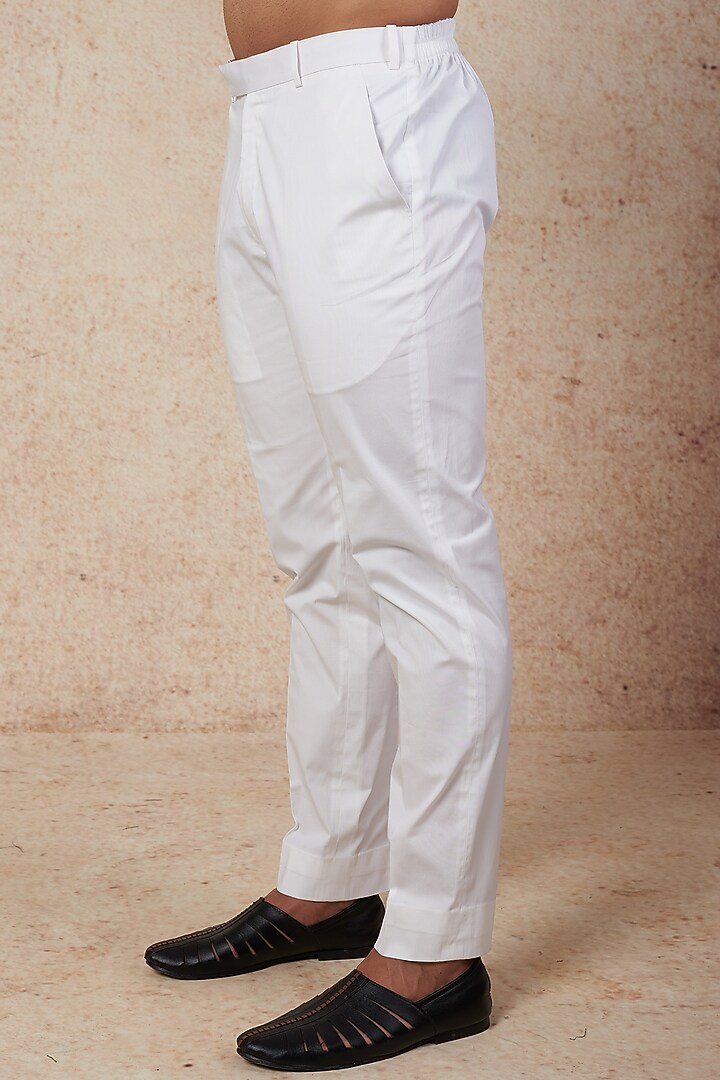 Black Dupion Silk Embroidered Kurta Set by Seema Gujral Men at Pernia's Pop Up Shop