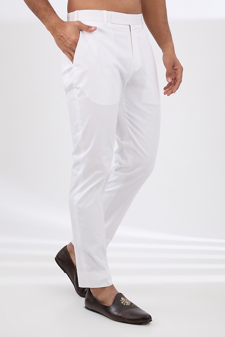 Blue Silk Embroidered Kurta Set by Seema Gujral Men at Pernia's Pop Up Shop