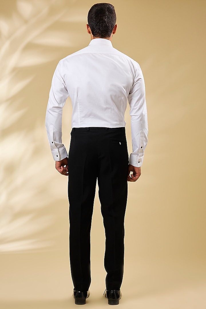 Wine Velvet Bugal Bead Embroidered Tuxedo Set by Seema Gujral Men at Pernia's Pop Up Shop
