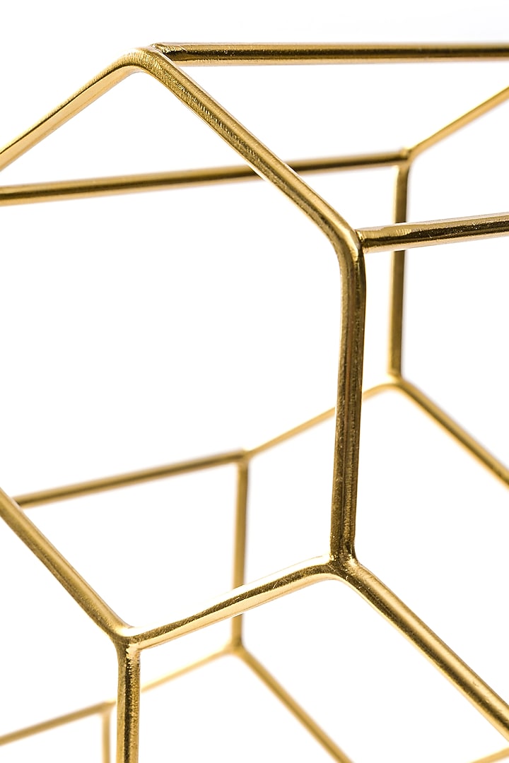Gold Wine Bottle Rack by Serein Wellness at Pernia's Pop Up Shop