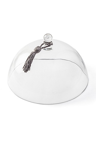 Clear Glass Dome Lid With Tassels by Serein Wellness