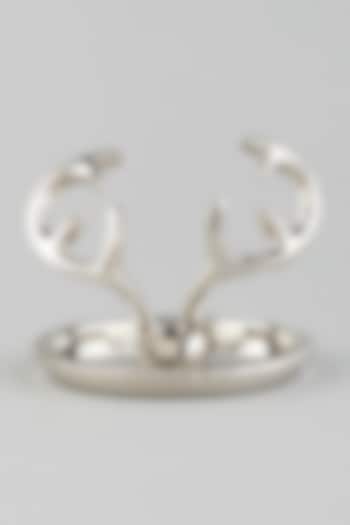 Silver Brass Antler Ring Dish by Serein Wellness at Pernia's Pop Up Shop