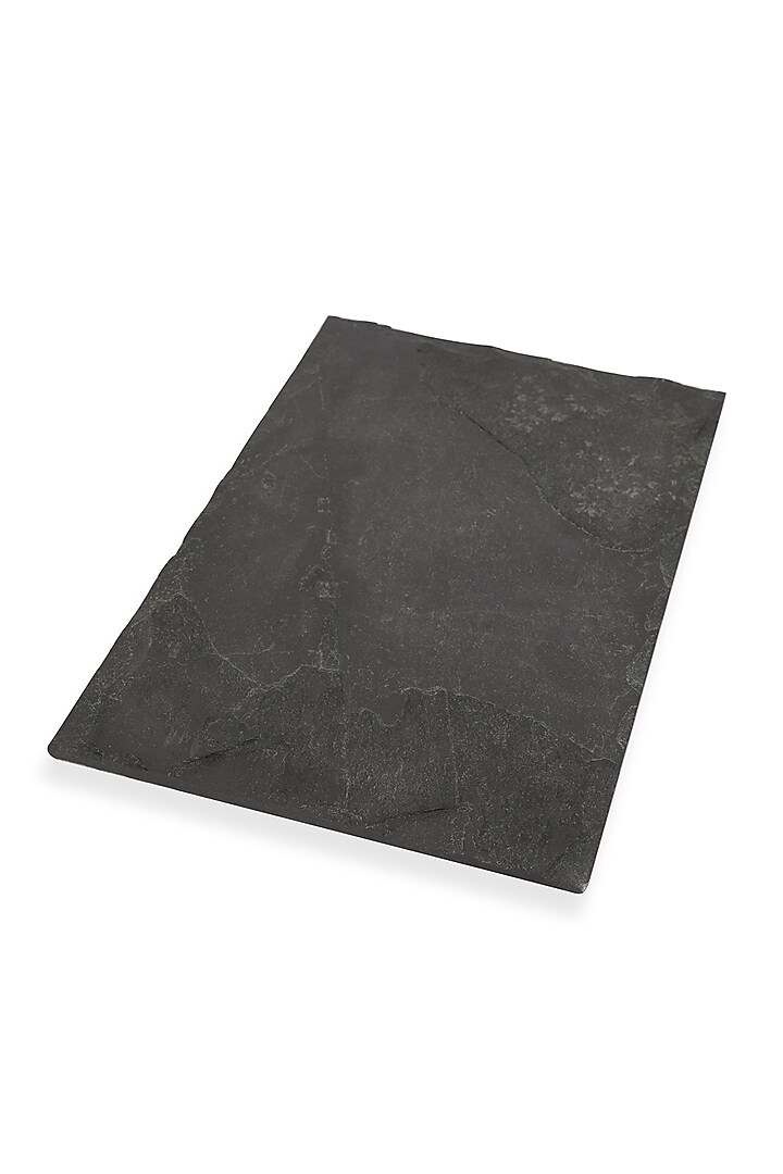 Black Slate Rectangle Platter by Serein Wellness at Pernia's Pop Up Shop