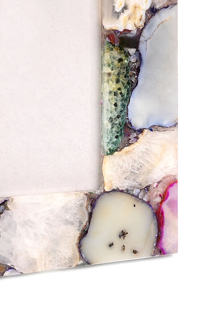 Multi-Color Agate Photo Frame by Serein Wellness at Pernia's Pop Up Shop