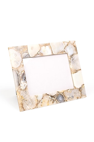 Brown Agate Photo Frame by Serein Wellness