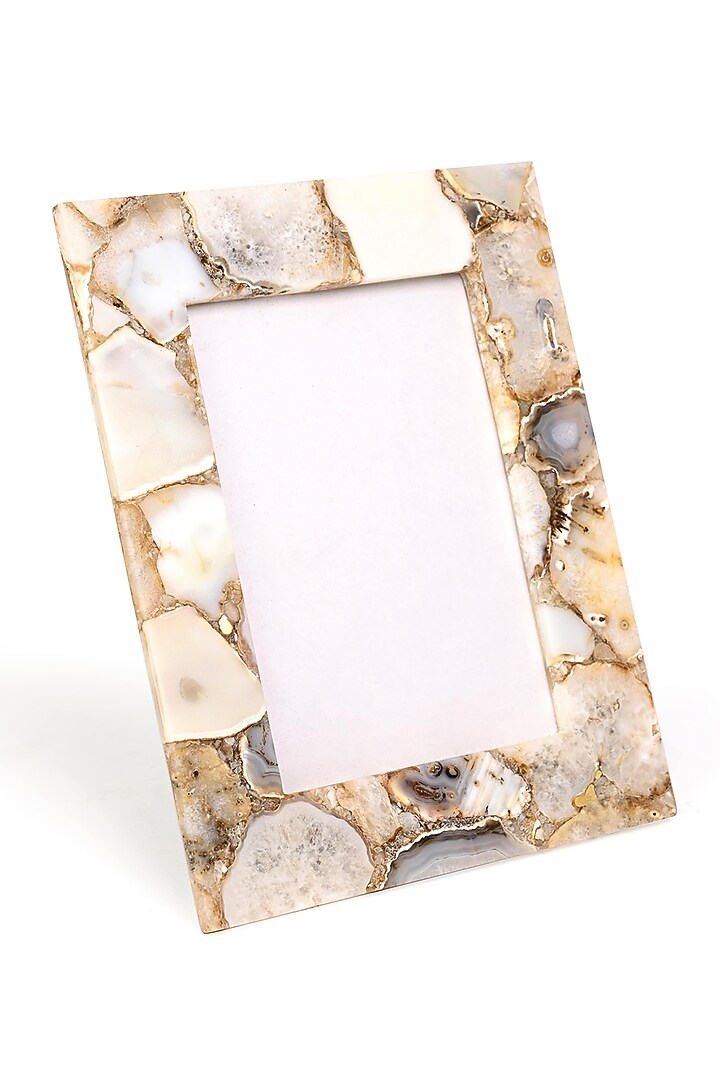 Brown Agate Photo Frame by Serein Wellness at Pernia's Pop Up Shop