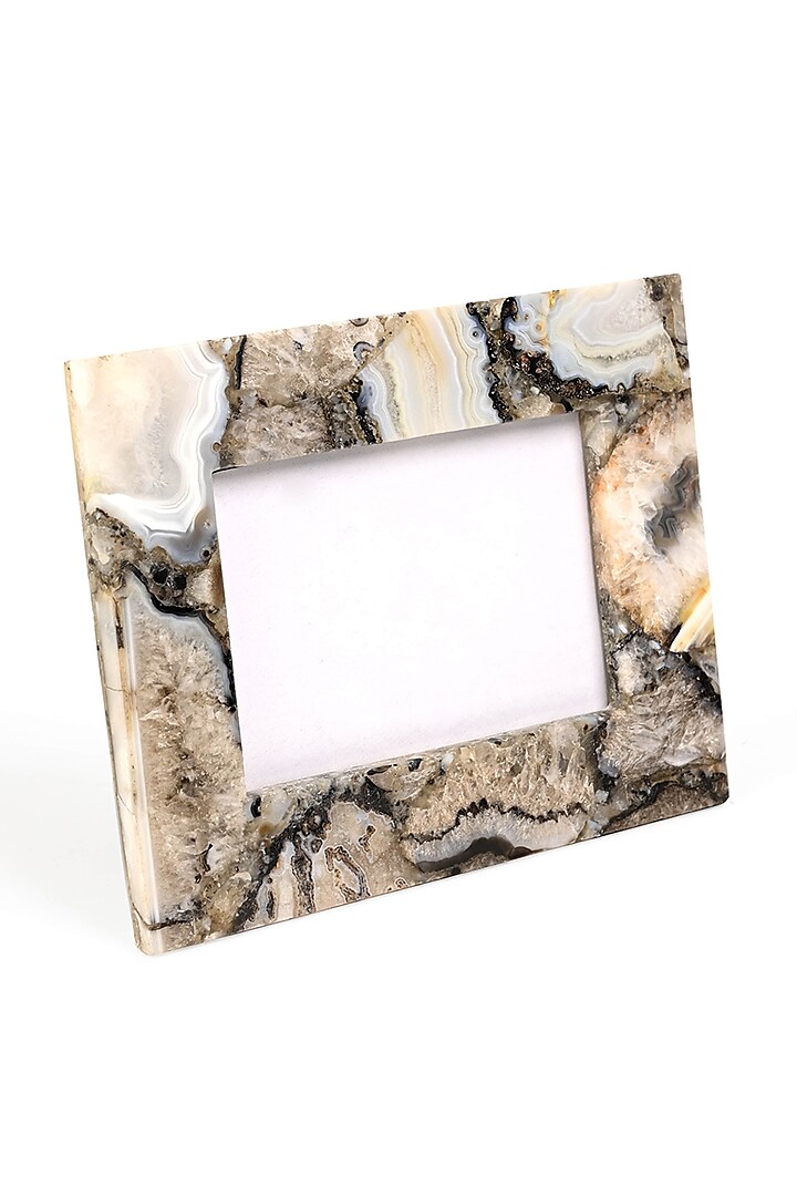 Black Agate Photo Frame by Serein Wellness at Pernia's Pop Up Shop