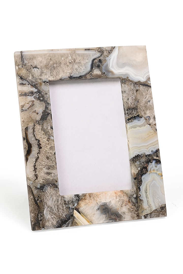 Black Agate Photo Frame by Serein Wellness at Pernia's Pop Up Shop