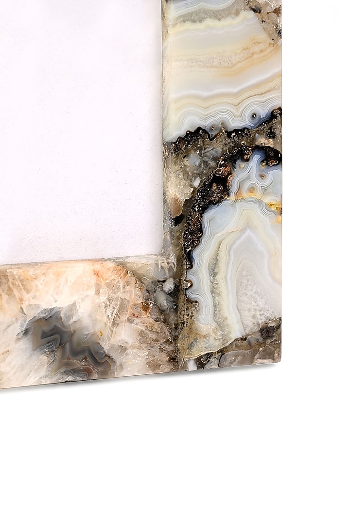 Black Agate Photo Frame by Serein Wellness at Pernia's Pop Up Shop
