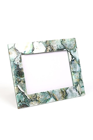 Green Agate Photo Frame by Serein Wellness