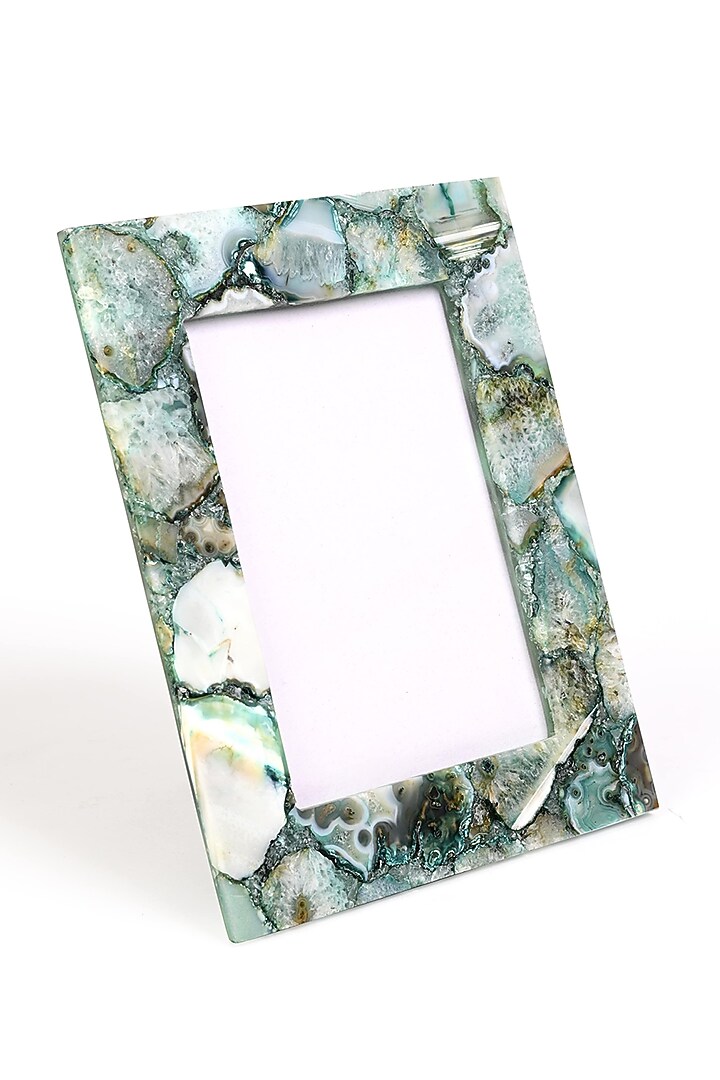 Green Agate Photo Frame by Serein Wellness at Pernia's Pop Up Shop