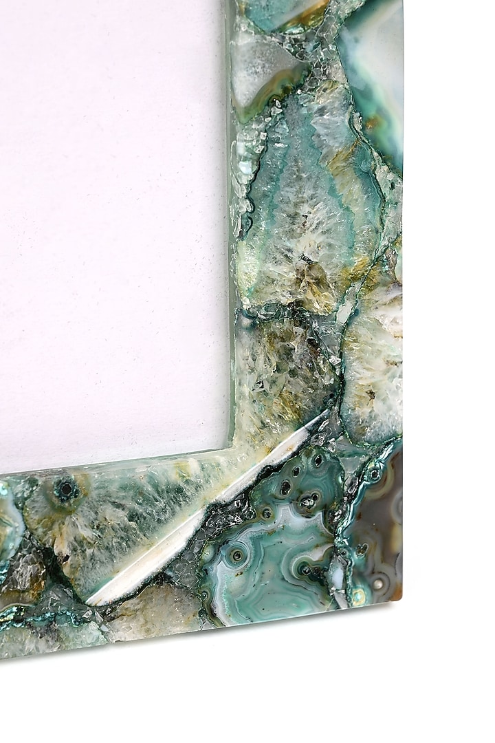 Green Agate Photo Frame by Serein Wellness at Pernia's Pop Up Shop