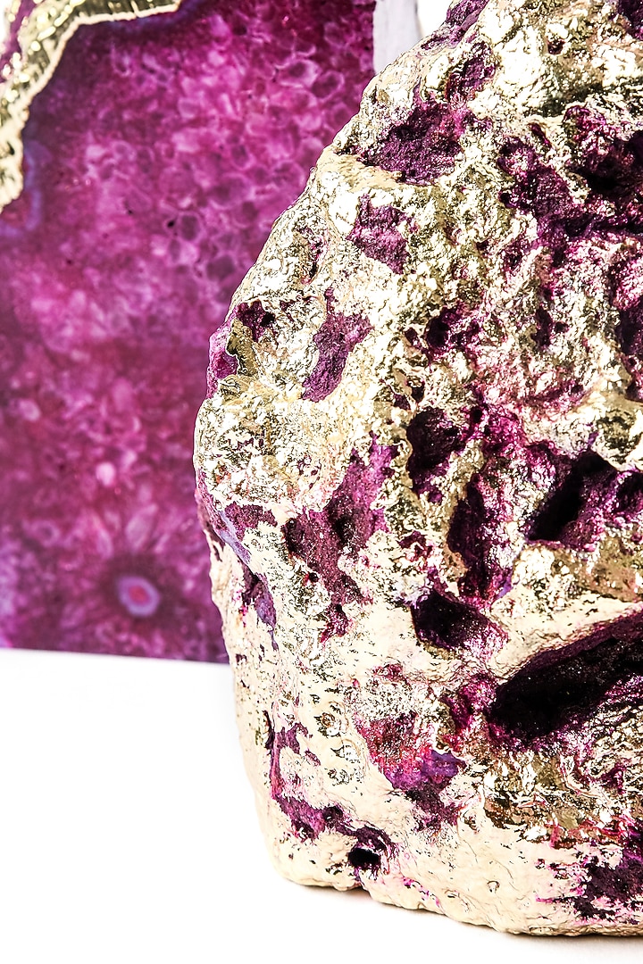 Purple Agate Bookend (Set of 2) by Serein Wellness at Pernia's Pop Up Shop