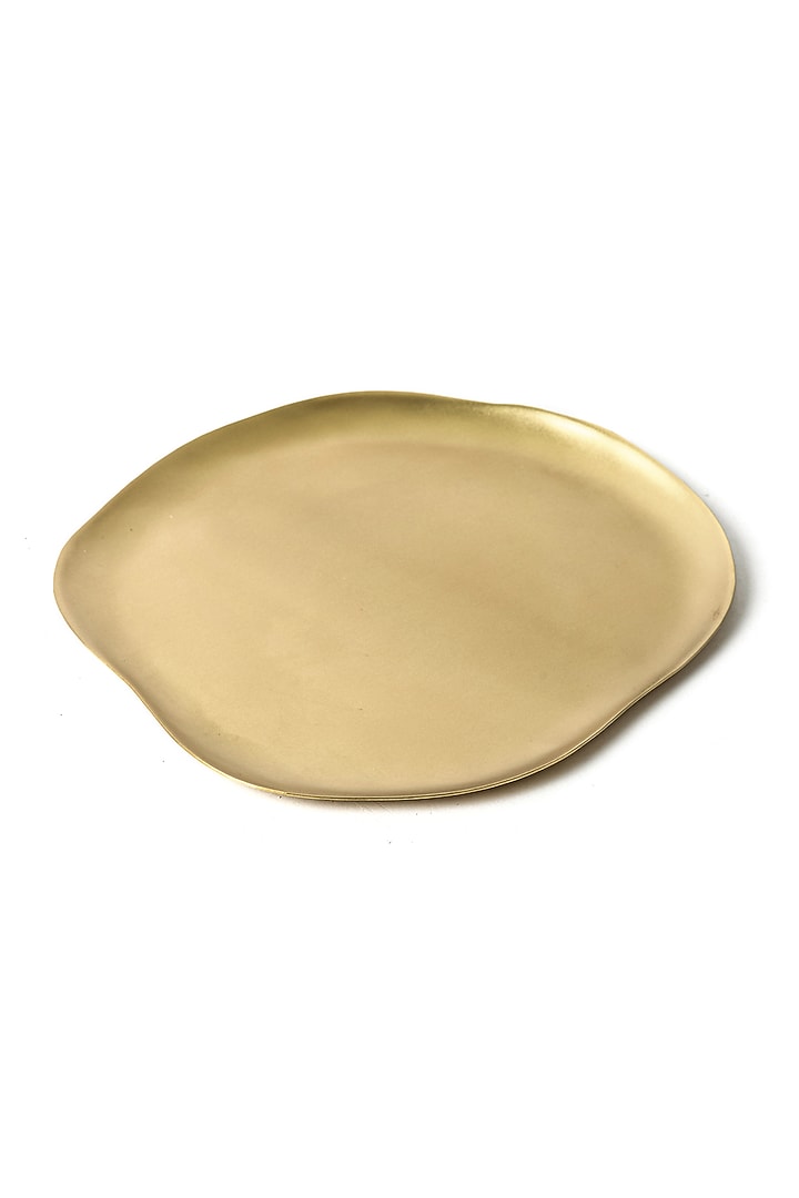 Heirloom Brass Irregular Platter Tray by Serein Wellness at Pernia's Pop Up Shop
