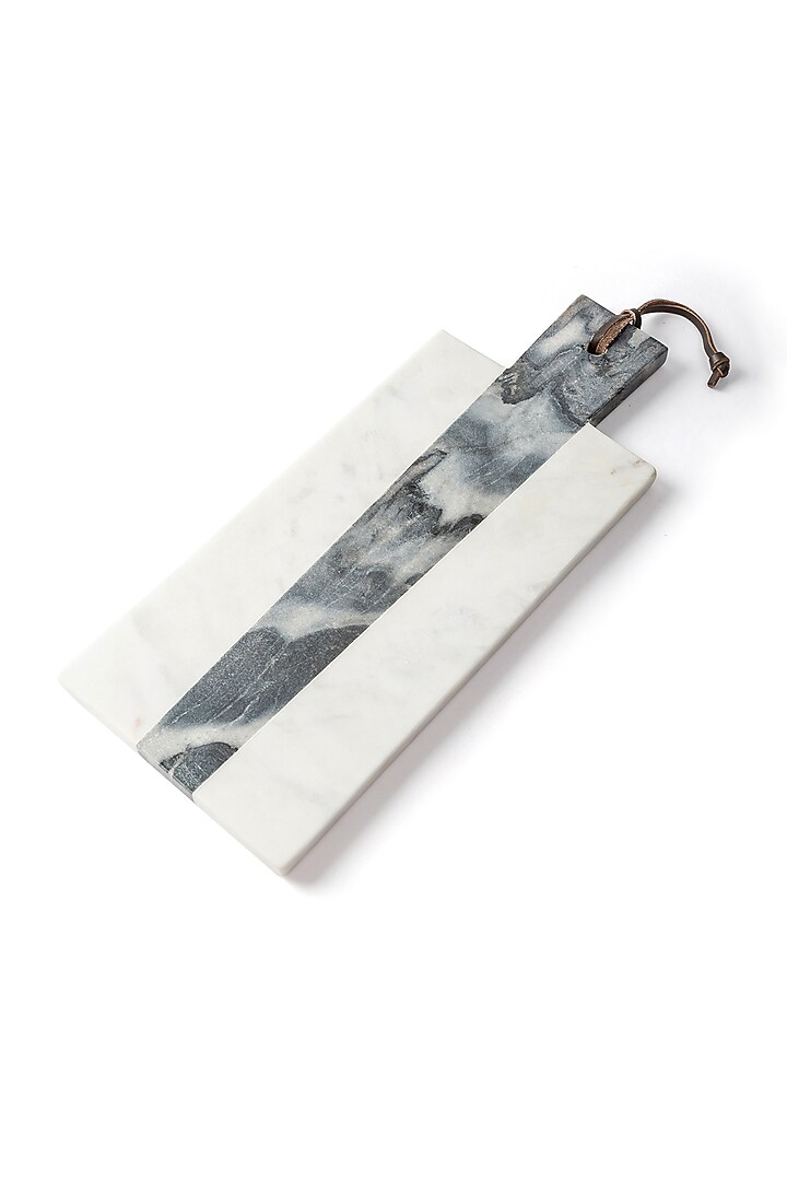White & Grey Marble Cutting Board by Serein Wellness at Pernia's Pop Up Shop