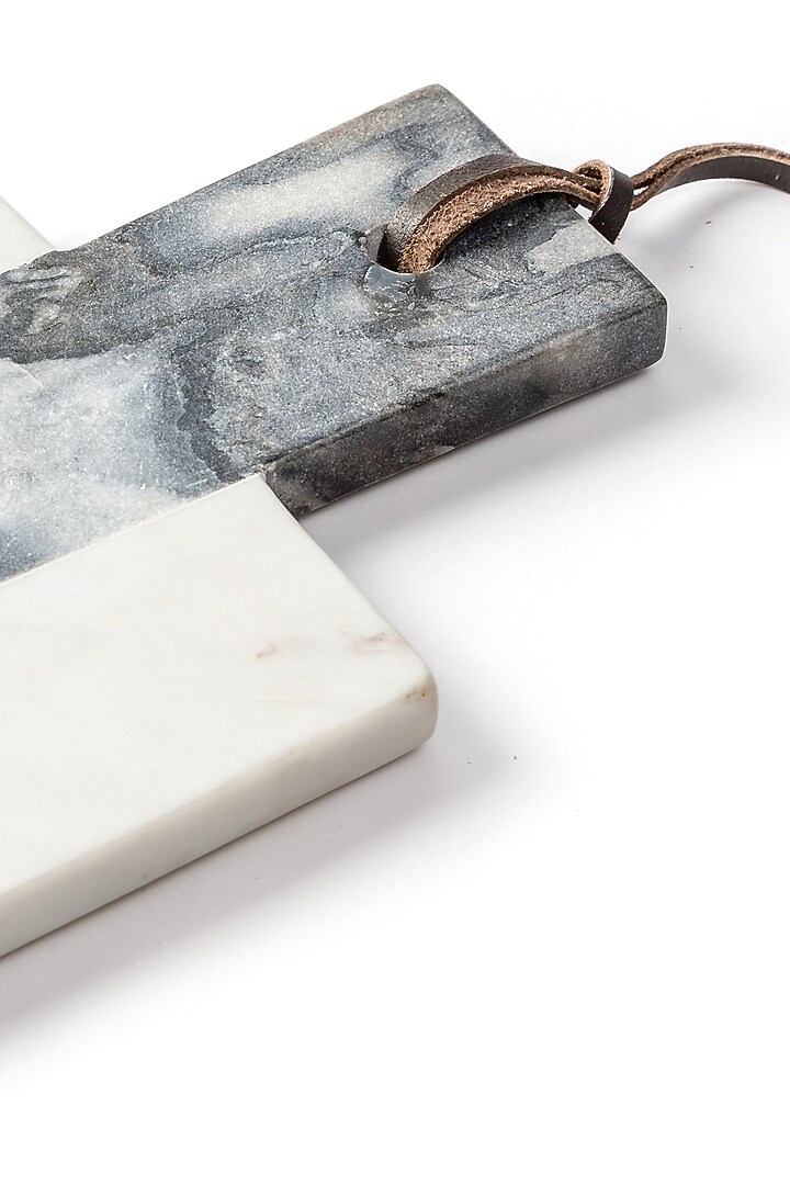 White & Grey Marble Cutting Board by Serein Wellness at Pernia's Pop Up Shop