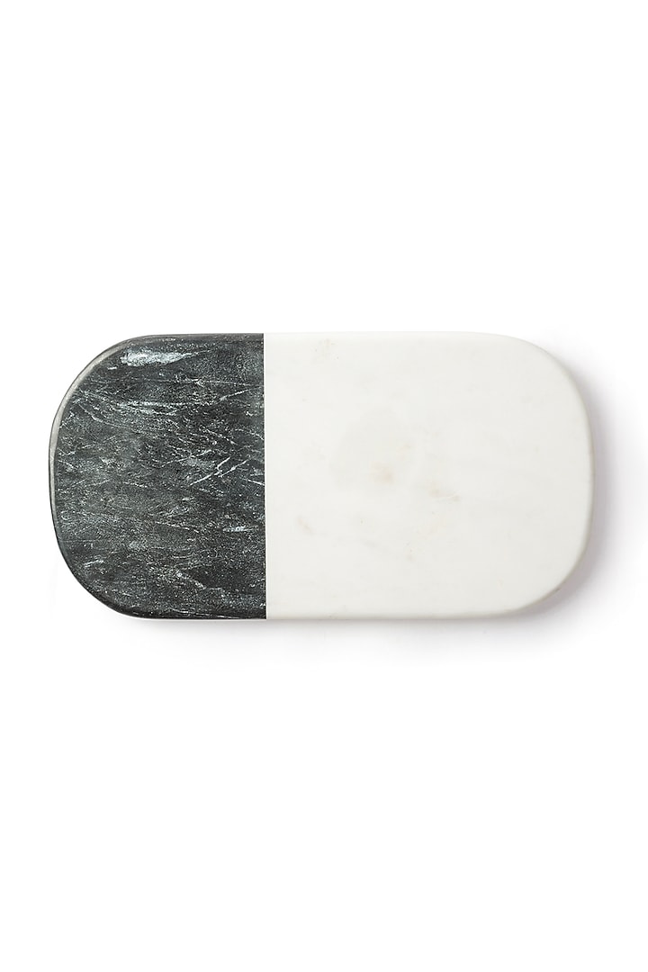 White & Black Marble Cutting Board by Serein Wellness at Pernia's Pop Up Shop