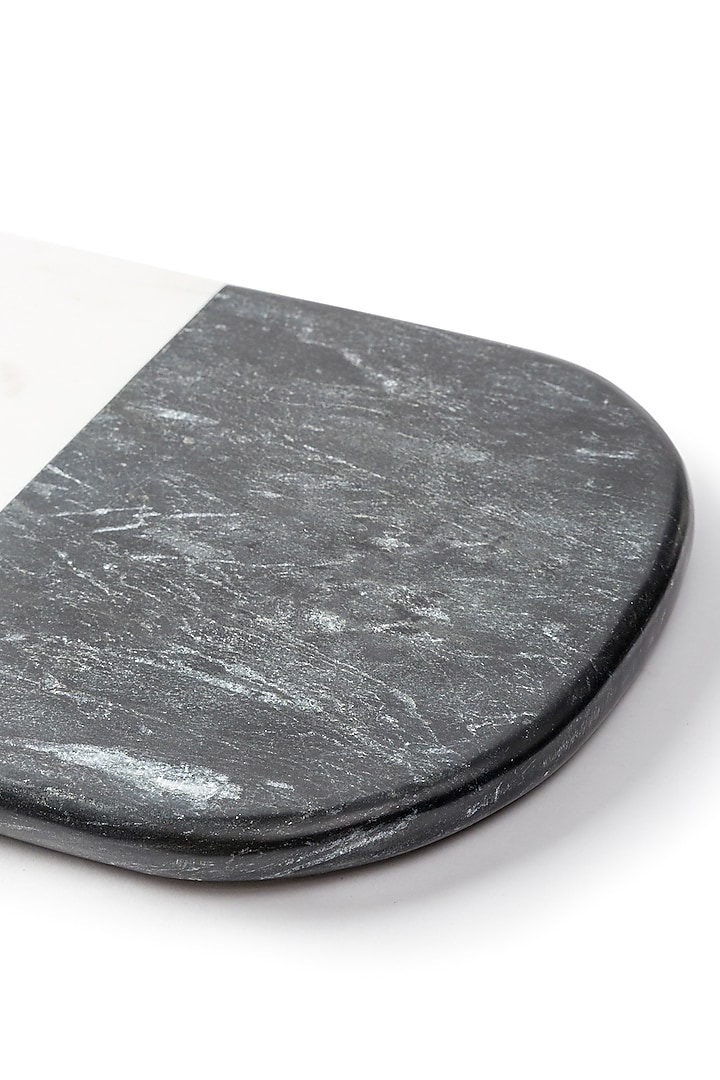 White & Black Marble Cutting Board by Serein Wellness at Pernia's Pop Up Shop