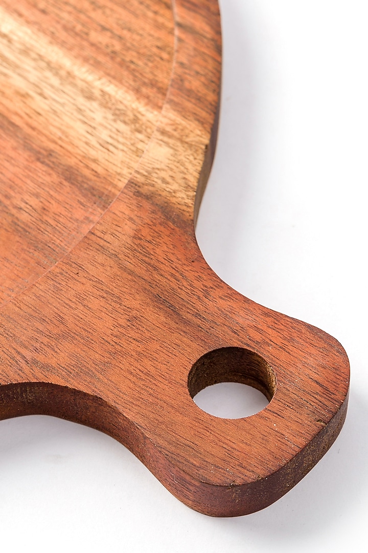 Brown Acacia Wood Cheese Board by Serein Wellness at Pernia's Pop Up Shop