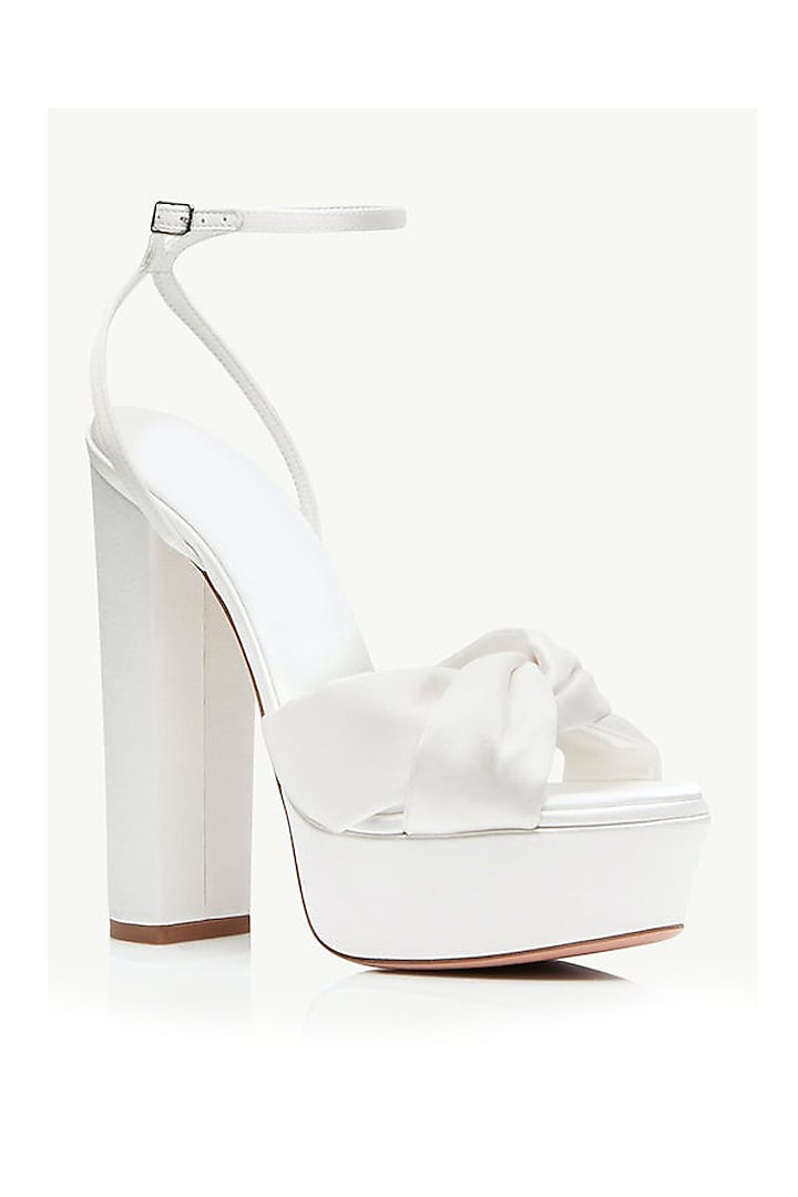 White Napa Leather Heels by SEPHYR at Pernia's Pop Up Shop