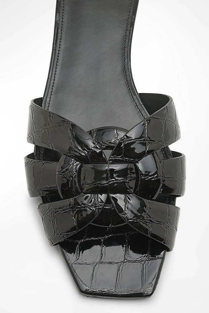 Black Non-Leather Flats by SEPHYR at Pernia's Pop Up Shop