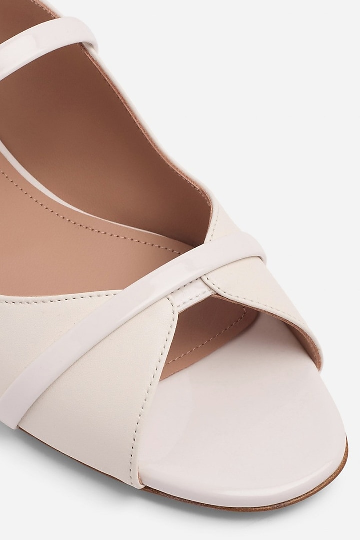 Cream Non-Leather Flats by SEPHYR at Pernia's Pop Up Shop