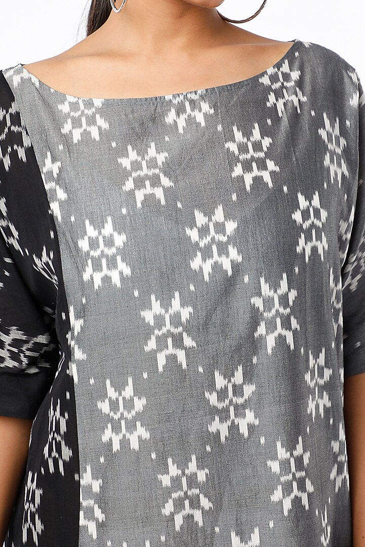 Grey Kimono Summer Dress by Sepia Stories at Pernia's Pop Up Shop