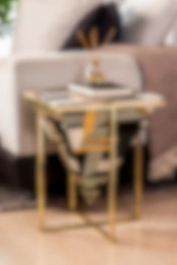 Melange Gold Triad Coffee Table by Serein Wellness