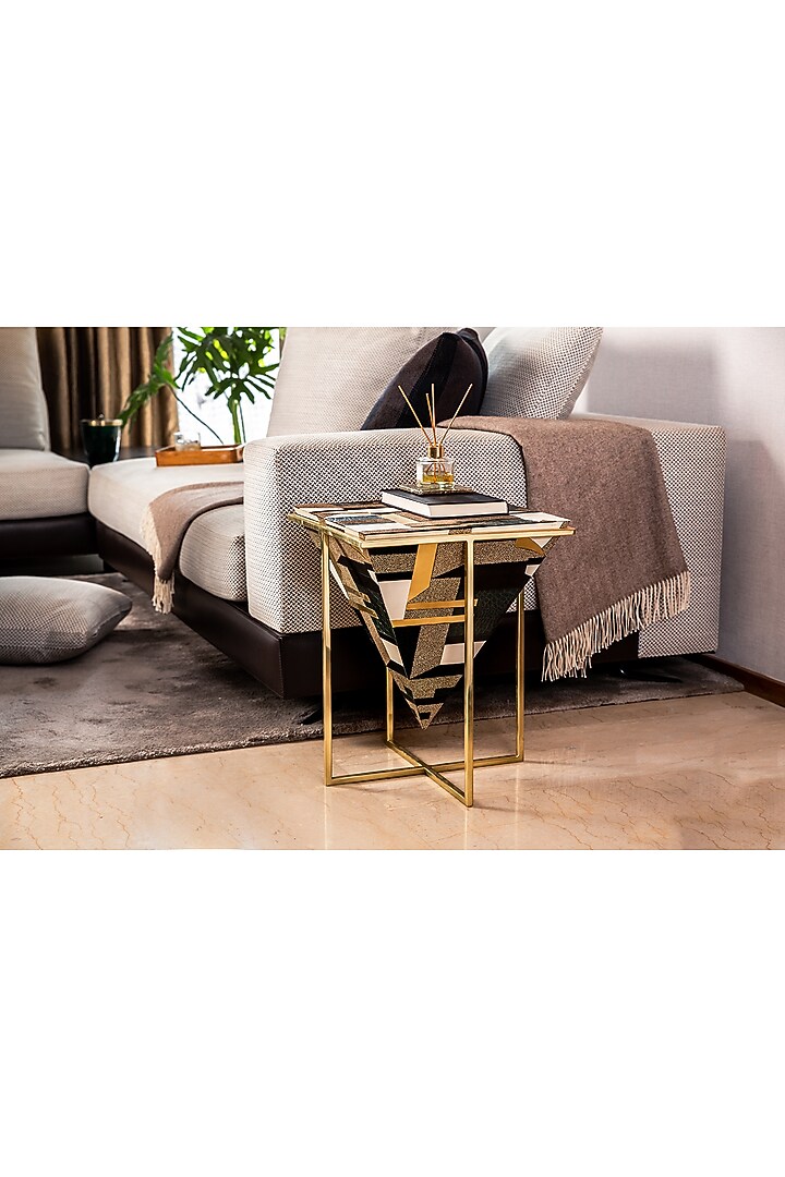 Melange Gold Triad Coffee Table by Serein Wellness at Pernia's Pop Up Shop