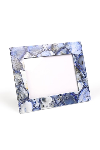 Blue Agate Photo Frame by Serein Wellness