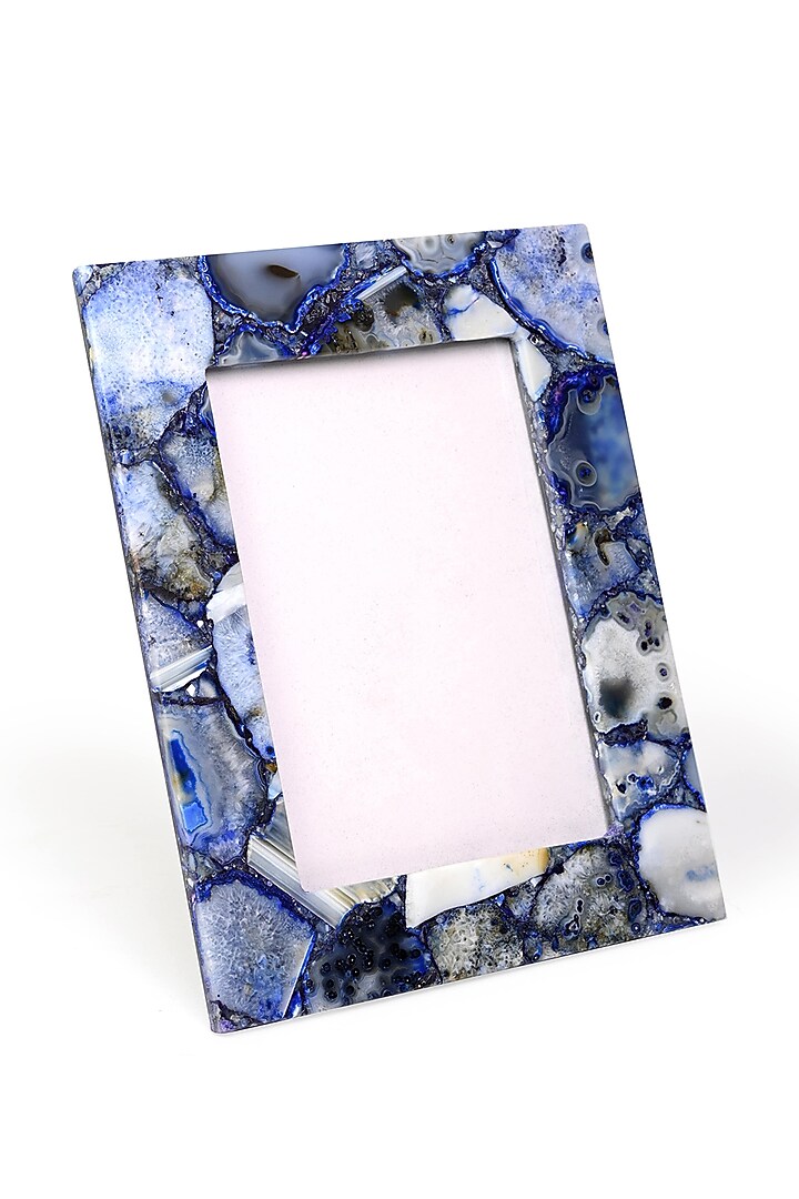 Blue Agate Photo Frame by Serein Wellness at Pernia's Pop Up Shop