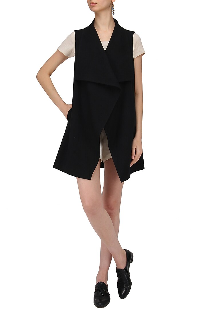 Black cordoba jacket available only at Pernia's Pop Up Shop.