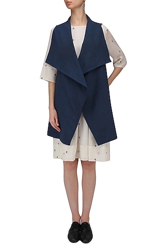 Navy Cordoba Jacket by Label Ishana