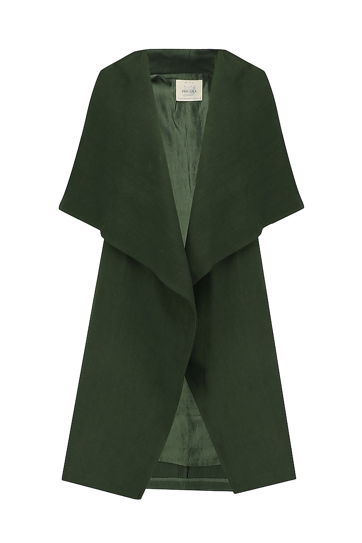 Olive Green Cordoba Jacket by Label Ishana