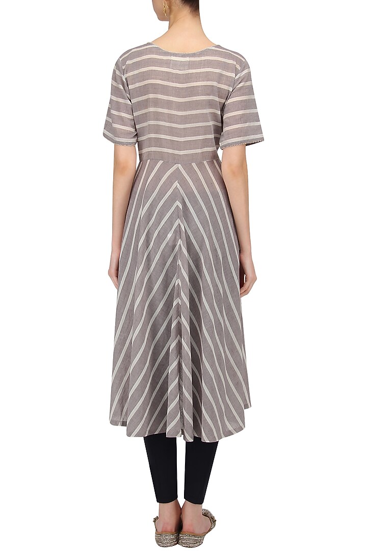 Grey and white amalfi tunic available only at Pernia's Pop Up Shop.