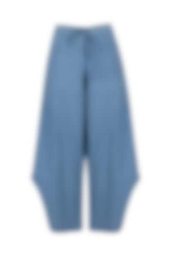 Denim Blue Azur Pants by Label Ishana