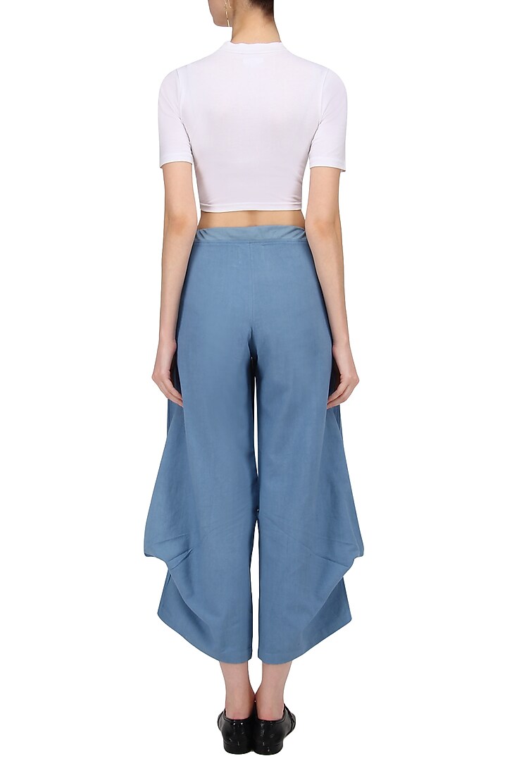 Denim blue azur pants available only at Pernia's Pop Up Shop.