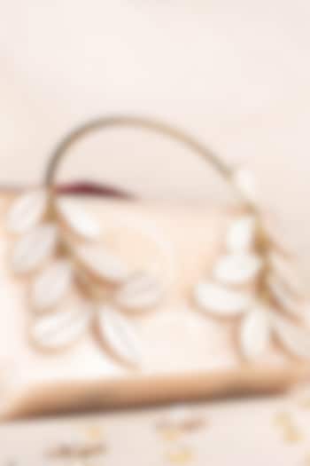 Beige Resin Clutch by Sugarcrush at Pernia's Pop Up Shop