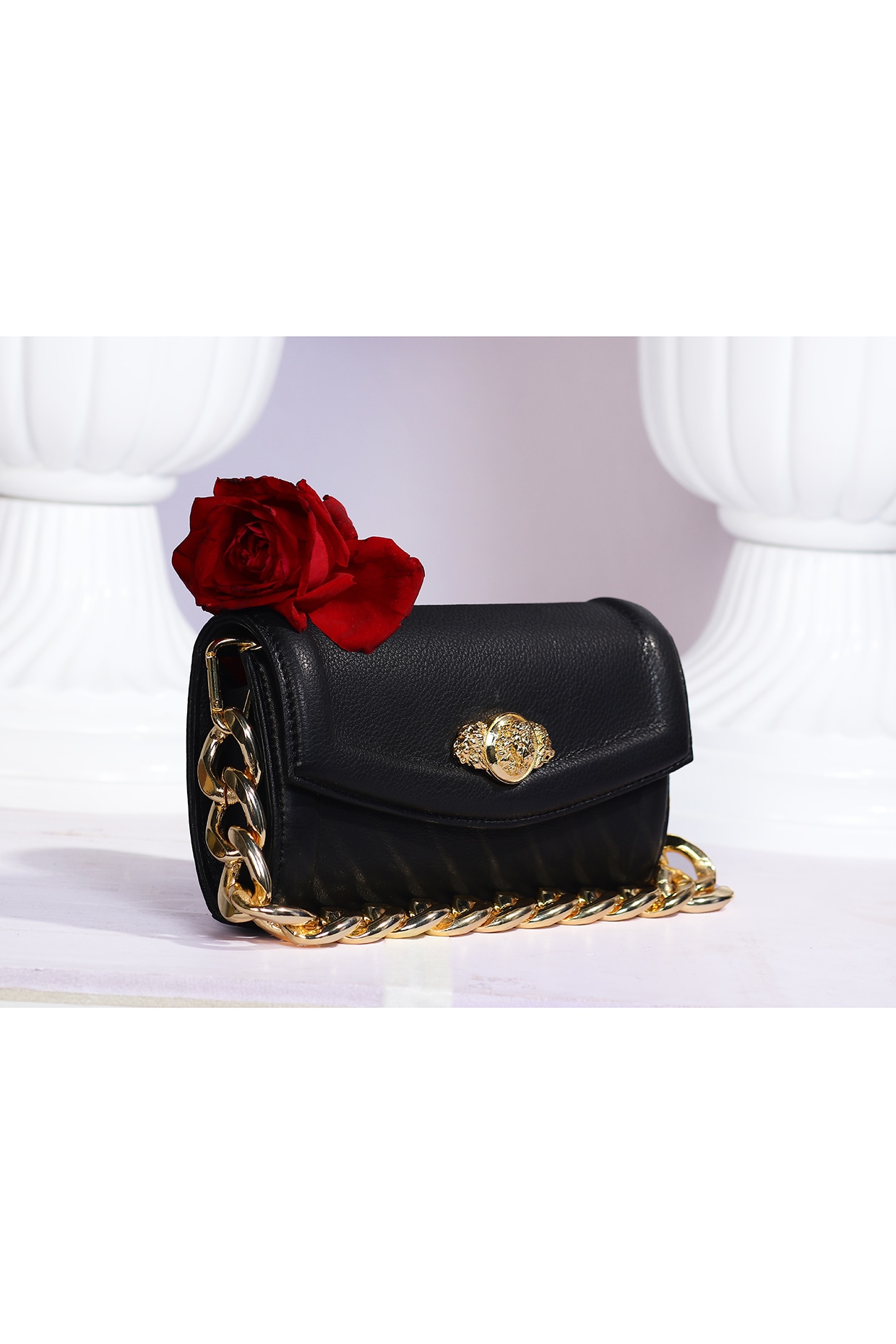 Buy Pink Bargur Handbag by Designer THE GARNISH COMPANY Online at Ogaan.com