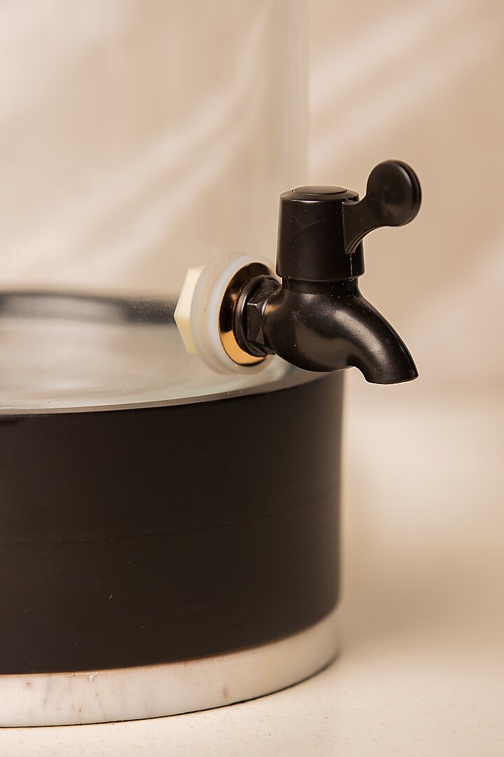 Brown Marble & Glass Drink Dispenser by SG Home at Pernia's Pop Up Shop