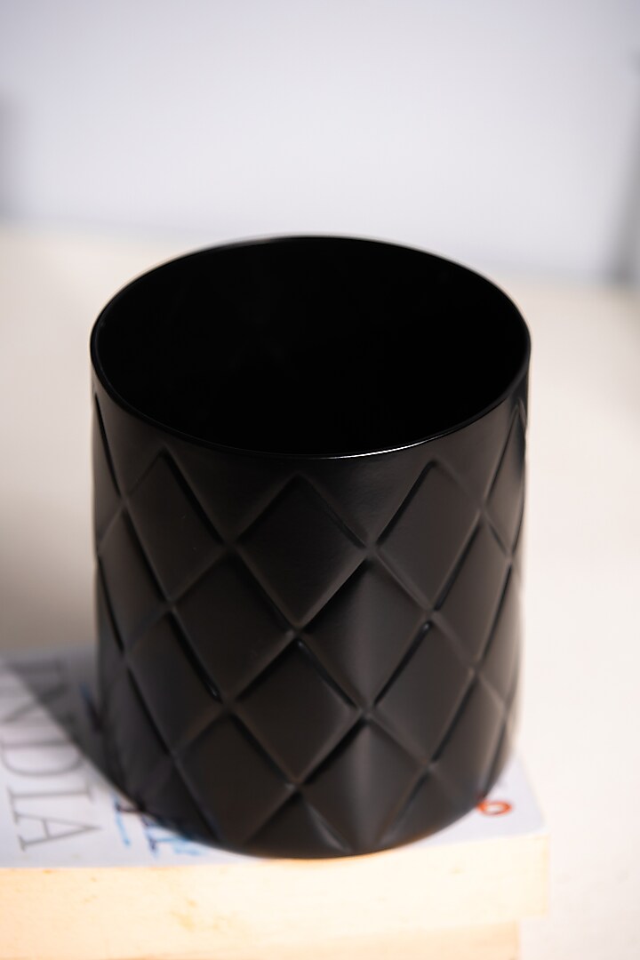 Black Metal Planter (Set Of 2) by SG Home at Pernia's Pop Up Shop