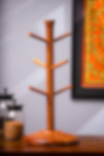 Brown Wood Cup Stand by SG Home at Pernia's Pop Up Shop