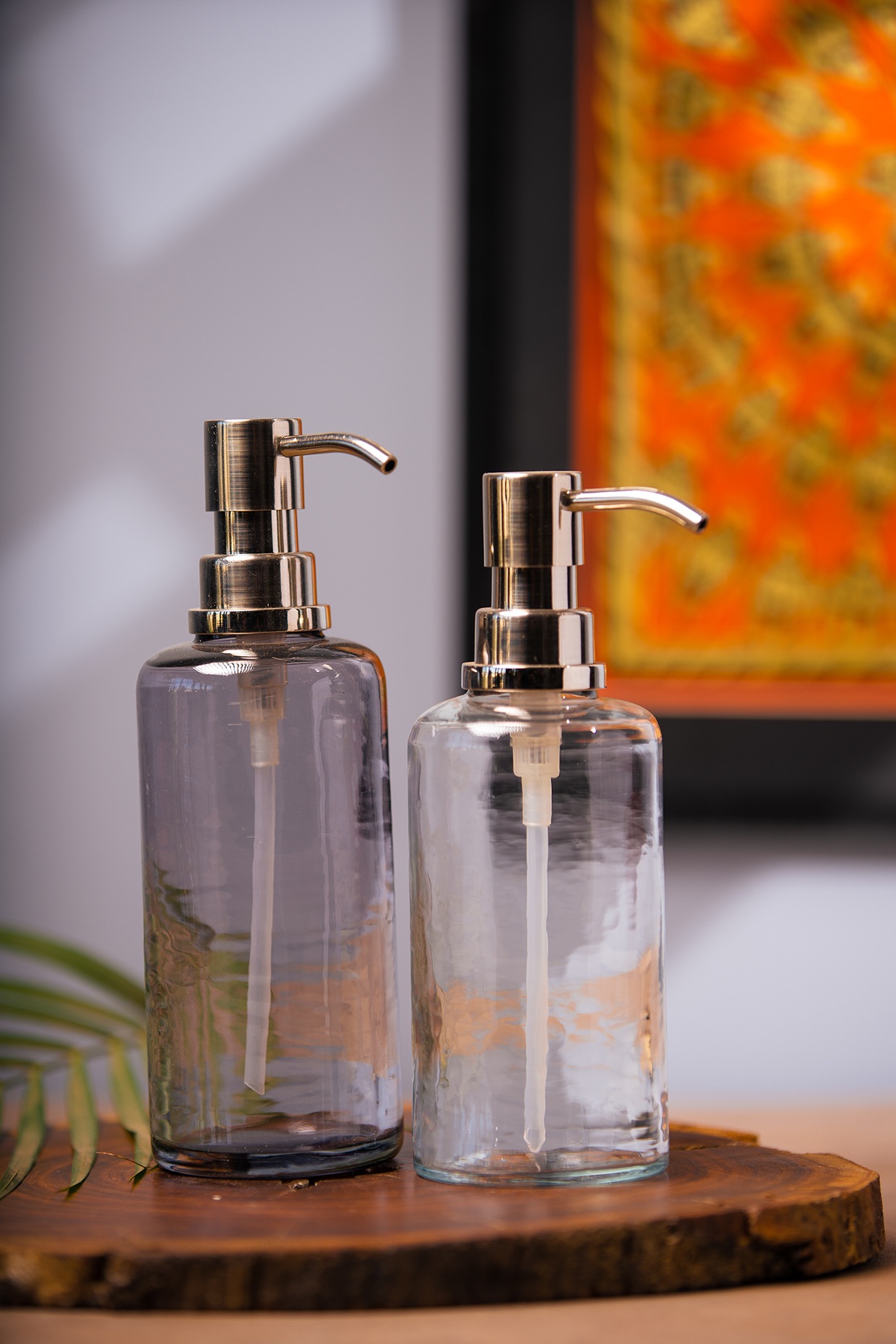 Glass outlets Soap Dispenser Set