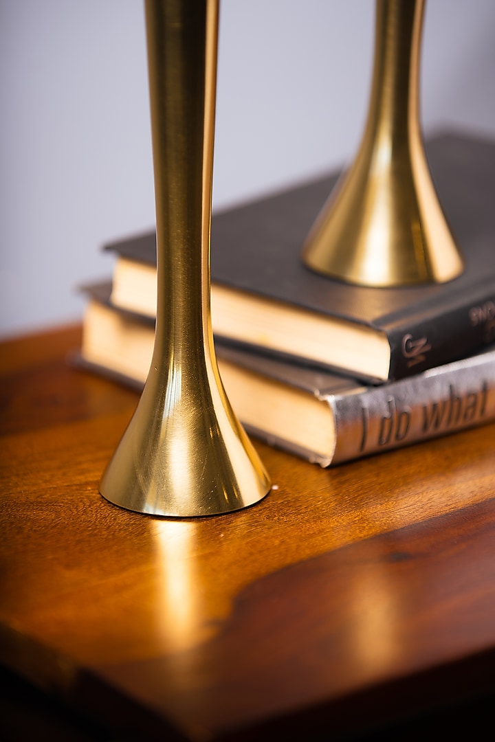 Golden Metal Candle Holder Set by SG Home at Pernia's Pop Up Shop