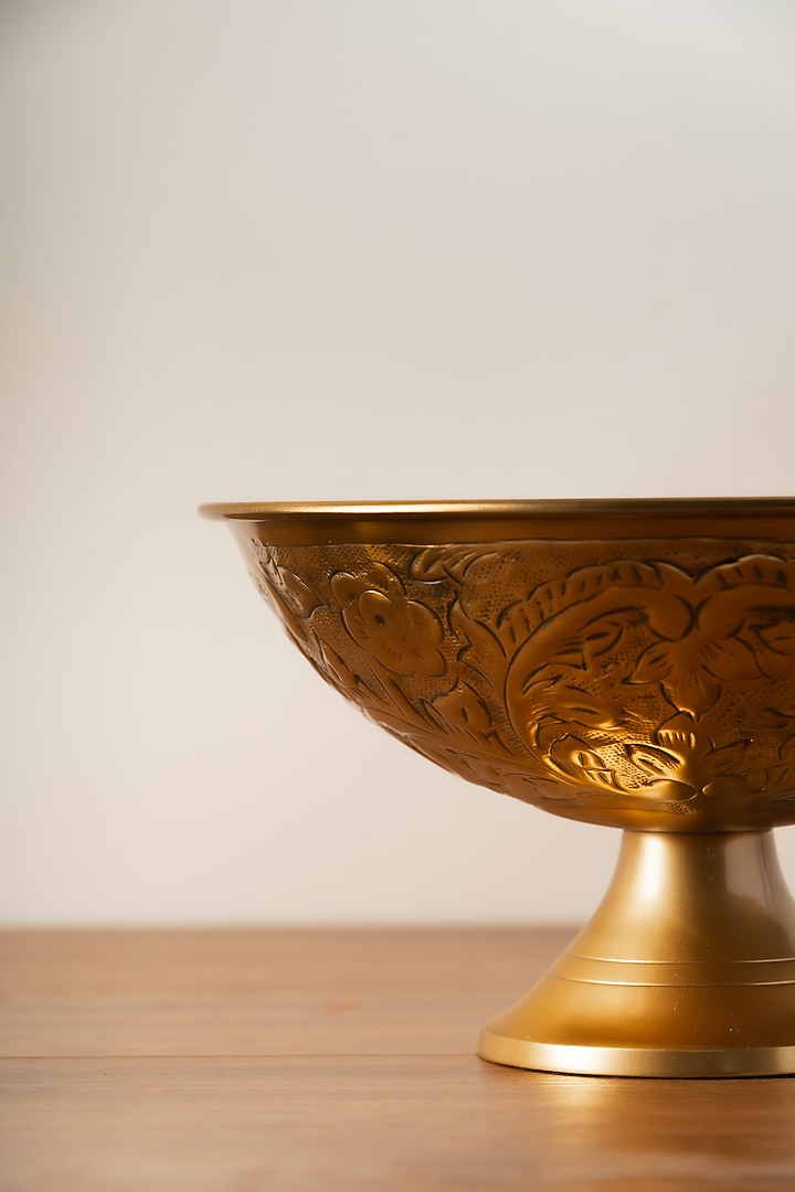 Gold Brass Bowl by SG Home at Pernia's Pop Up Shop