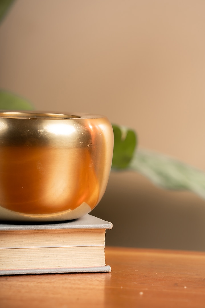 Golden Metal Umbra Tea Light Holder by SG Home at Pernia's Pop Up Shop