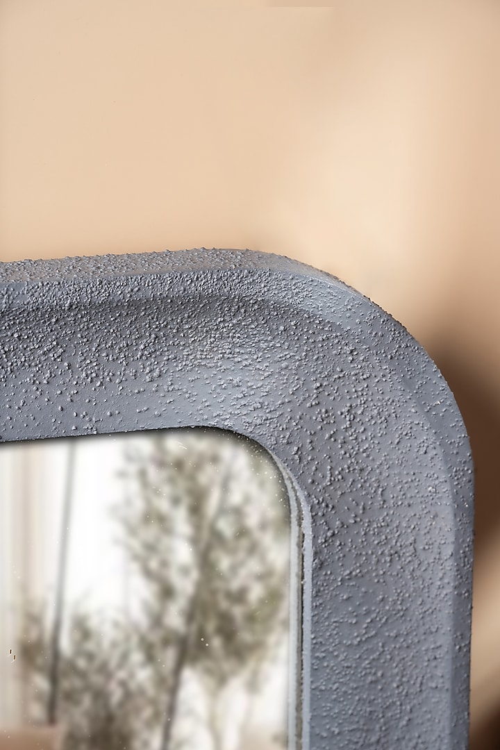 Grey Wood & Glass Square Rustic Mirror by SG Home at Pernia's Pop Up Shop