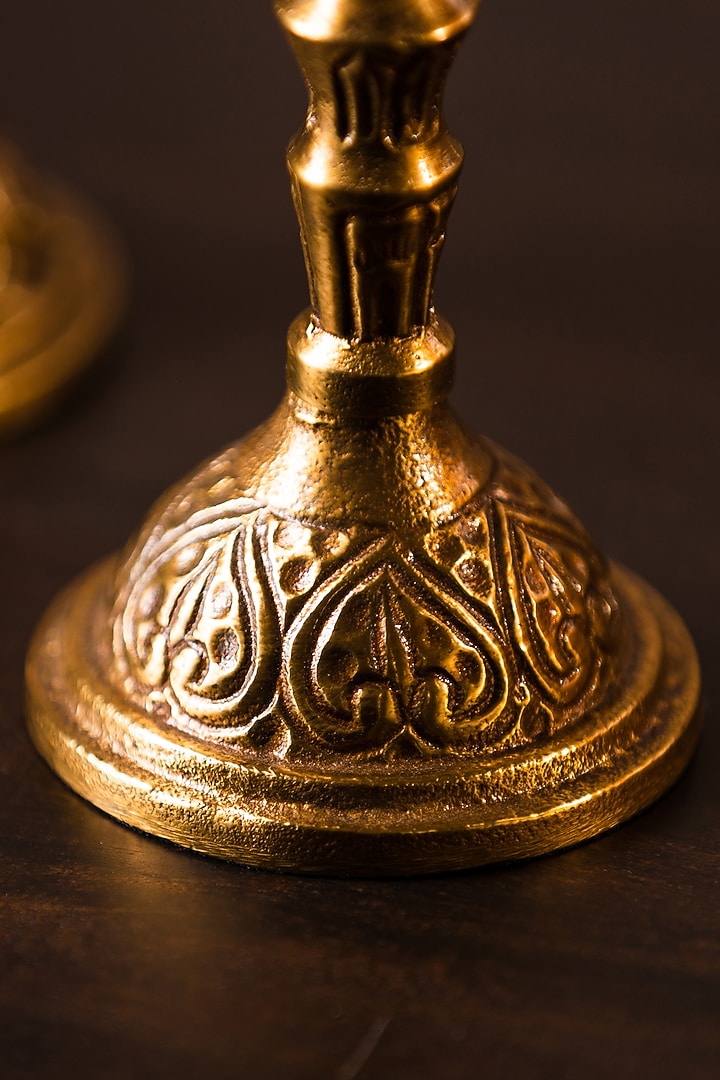 Golden Regency Candle Holders (Set of 2) by SG Home at Pernia's Pop Up Shop